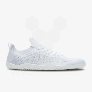 Chaussure Training Vivobarefoot Primus Lite Knit Femme Blanche | FR183LQ