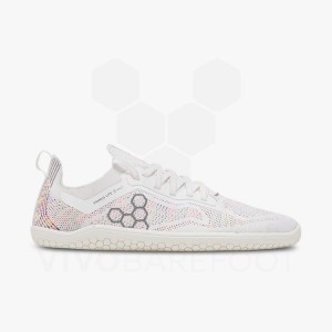 Chaussure Training Vivobarefoot Primus Lite Knit Femme Blanche | FR181NN