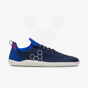 Chaussure Training Vivobarefoot Primus Lite Knit Homme Bleu Marine | FR345FU