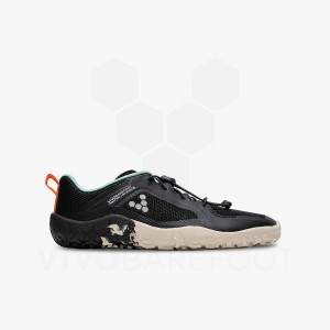 Chaussure Vivobarefoot Primus Trail II FG Juniors Enfant Obsidienne Grise | FR083HT