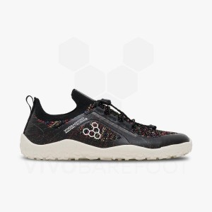 Chaussure de Randonnée Vivobarefoot Primus Trail Knit FG Femme Noir | FR256QC