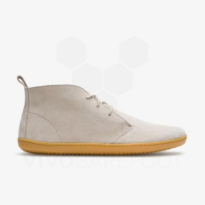 Chaussures Lifestyle Vivobarefoot Gobi III Daim Homme Beige | FR299ZD