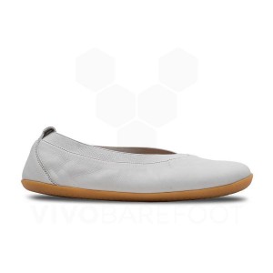 Chaussures Lifestyle Vivobarefoot Opanka Ballerina Femme Blanche | FR122UK