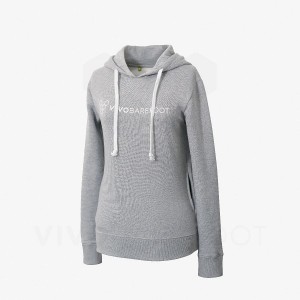 Sweat a Capuche Vivobarefoot Rapanui Sport Femme Grise | FR089BA