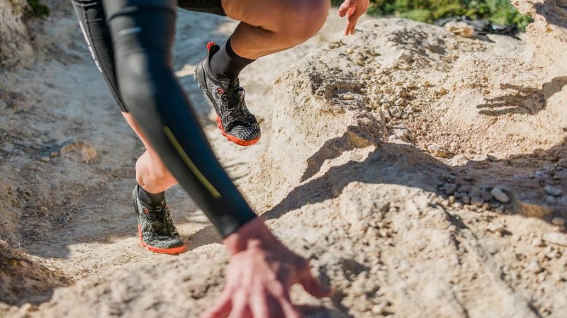 Chaussure Trail Running Vivobarefoot Hydra Esc Femme Obsidienne | FR192CP