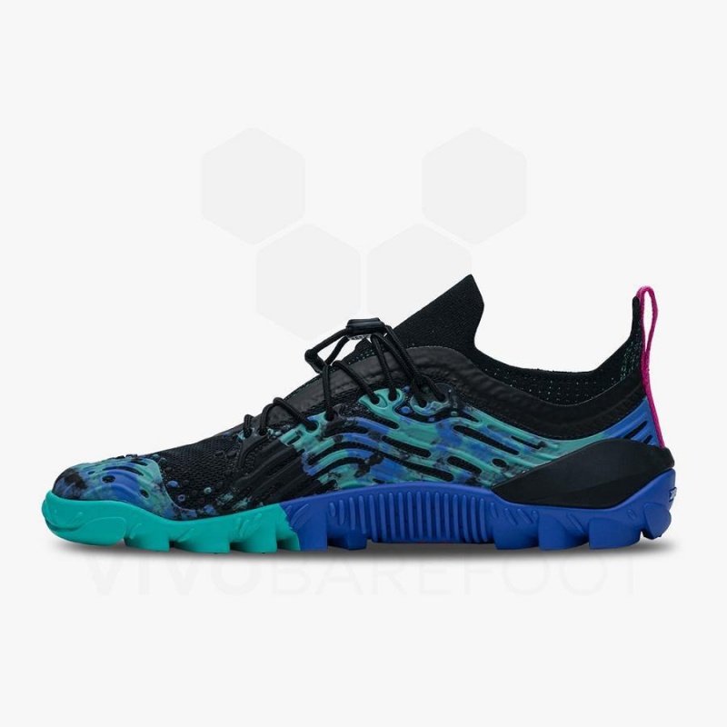 Chaussure Trail Running Vivobarefoot Hydra Esc Homme Bleu Noir | FR359RX