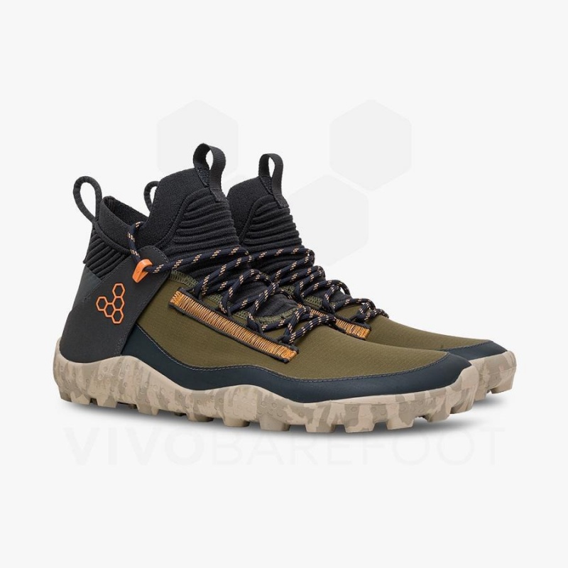 Chaussure Trail Running Vivobarefoot Magna Lite WR SG Homme Vert | FR377ZD