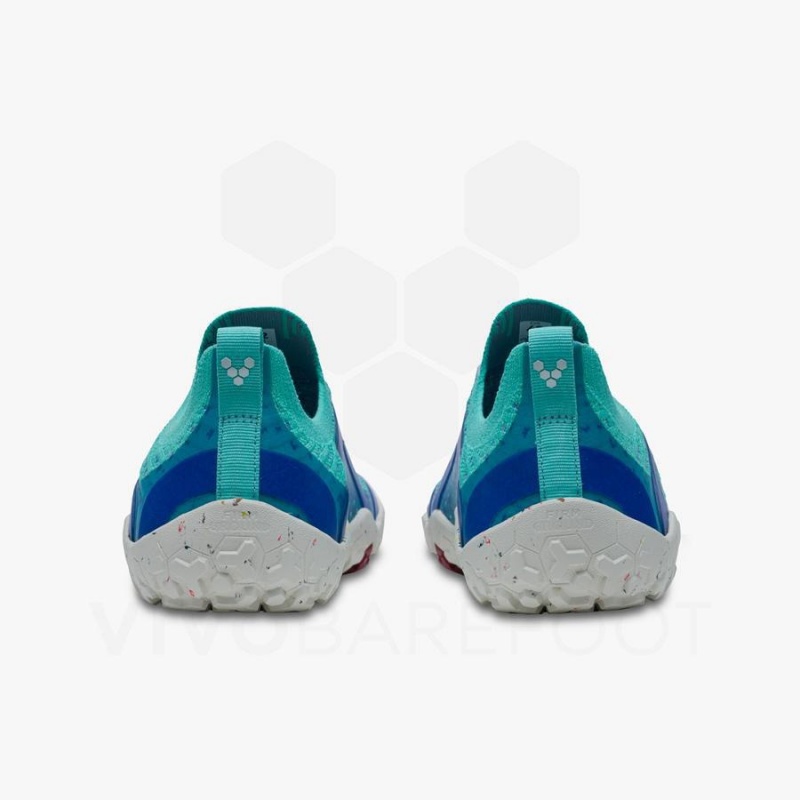 Chaussure Trail Running Vivobarefoot Primus Trail Knit FG Femme Bleu | FR200UK