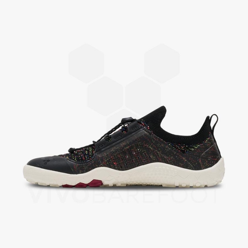 Chaussure Trail Running Vivobarefoot Primus Trail Knit FG Femme Noir | FR198WH