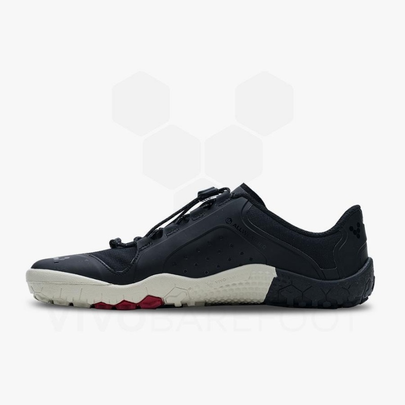 Chaussure Trail Running Vivobarefoot Primus Trail III All Weather FG Homme Obsidienne | FR375BA