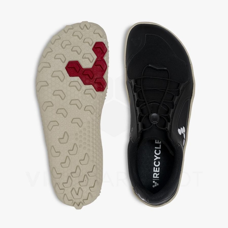 Chaussure Trail Running Vivobarefoot Primus Trail III All Weather SG Homme Obsidienne | FR363NN