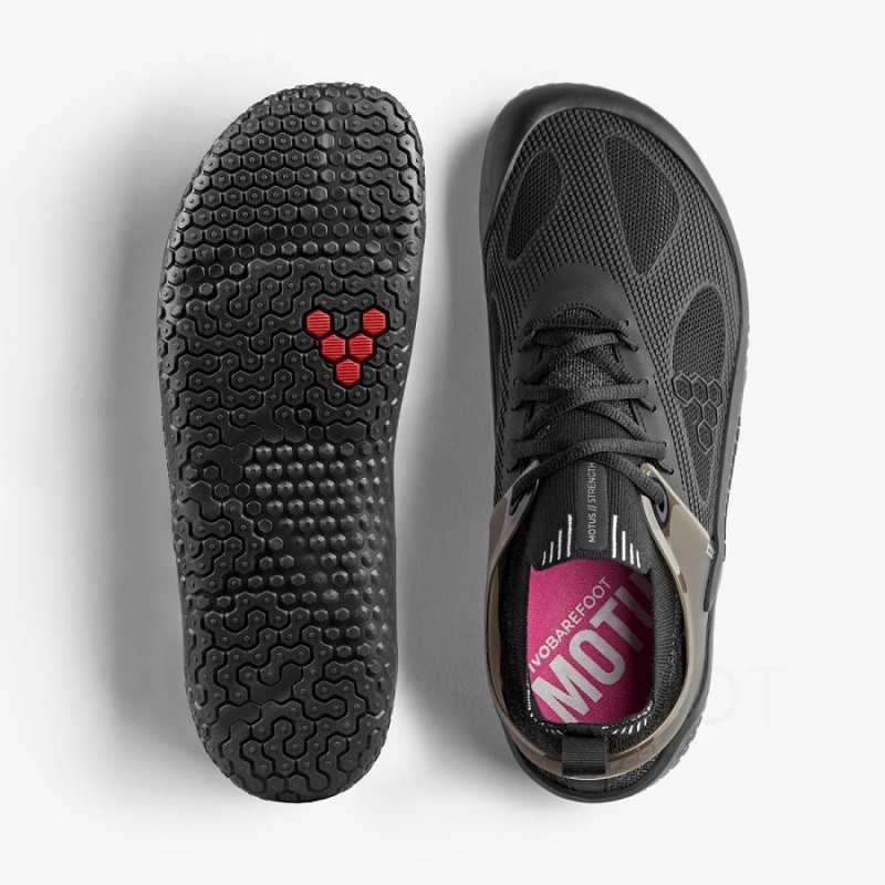 Chaussure Training Vivobarefoot Motus Strength Homme Obsidienne | FR356UK