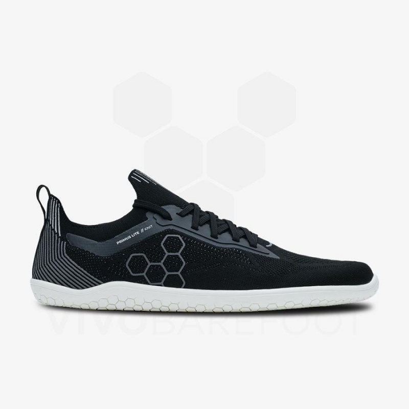 Chaussure Training Vivobarefoot Primus Lite Knit Femme Obsidienne | FR184KW