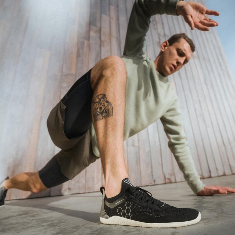 Chaussure Training Vivobarefoot Primus Lite Knit Homme Obsidienne | FR346EI