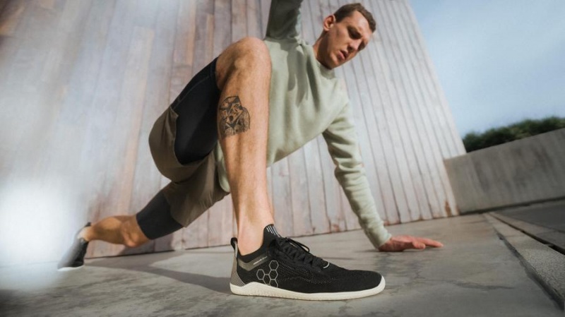 Chaussure Training Vivobarefoot Primus Lite Knit Homme Obsidienne | FR346EI