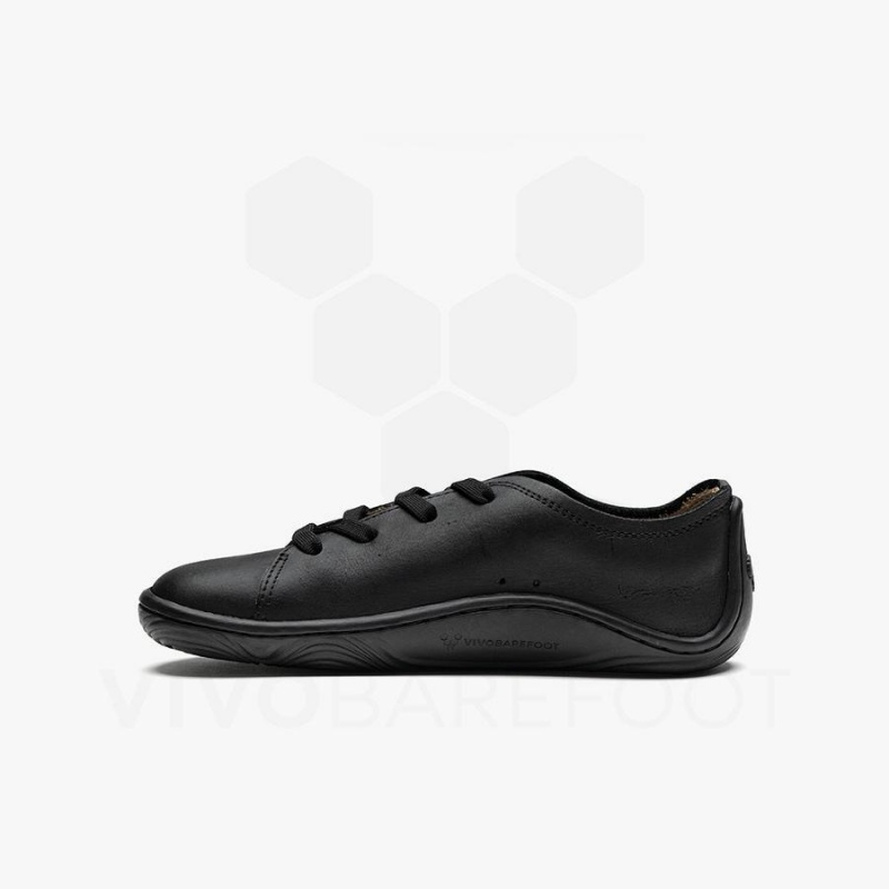 Chaussure Vivobarefoot Addis School Enfant Obsidienne | FR061DO