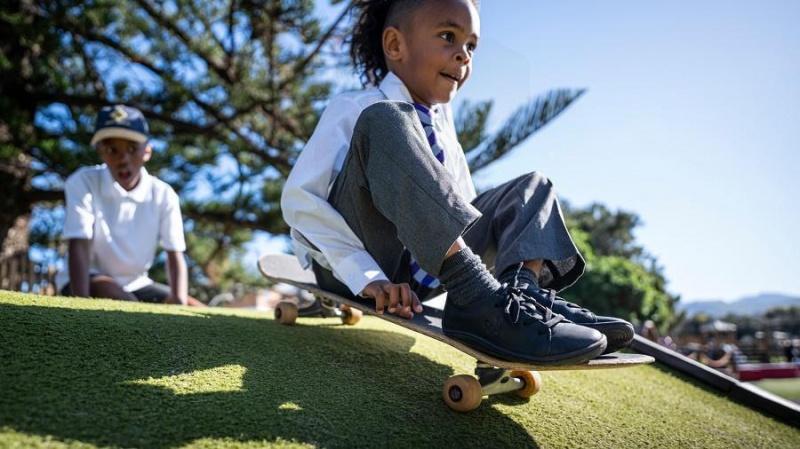 Chaussure Vivobarefoot Addis School Enfant Obsidienne | FR061DO