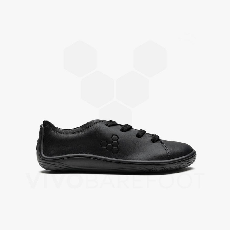 Chaussure Vivobarefoot Addis School Enfant Obsidienne | FR061DO