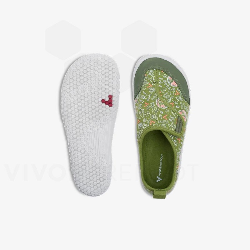 Chaussure Vivobarefoot GAIA Enfant Vert | FR053LQ