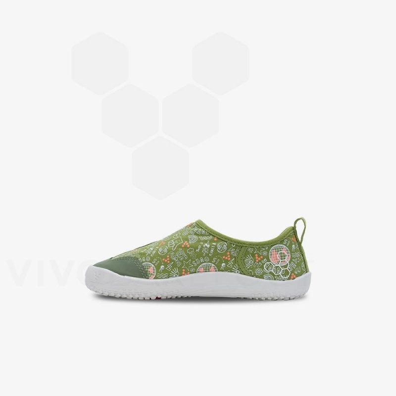 Chaussure Vivobarefoot GAIA Enfant Vert | FR053LQ