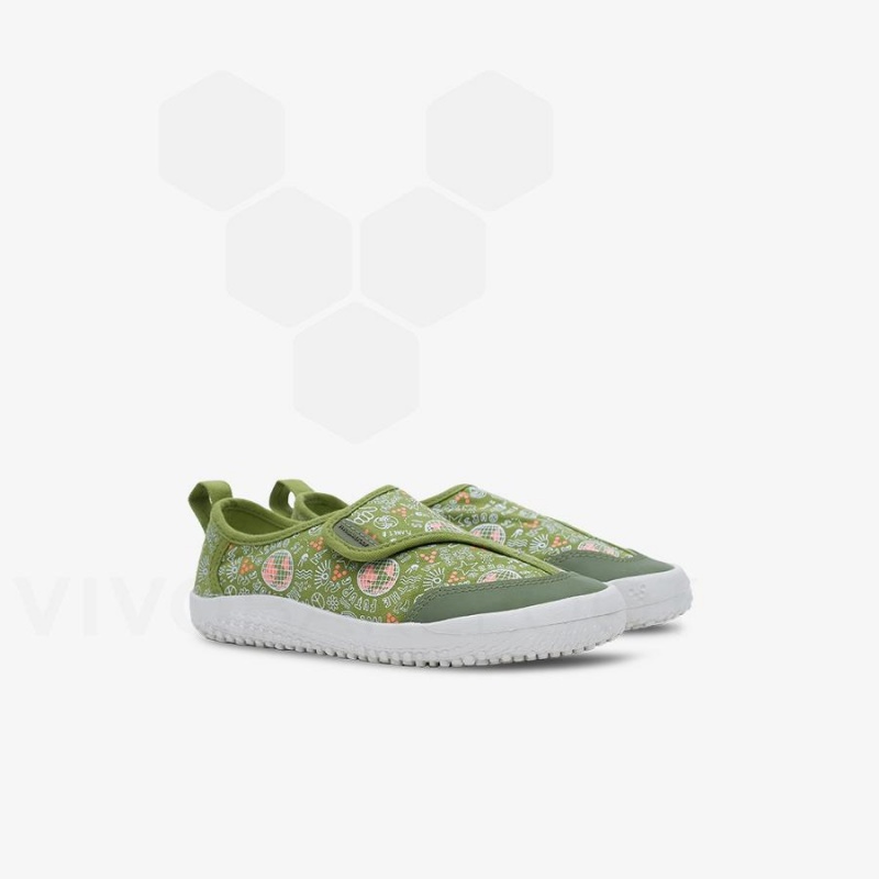 Chaussure Vivobarefoot GAIA Enfant Vert | FR053LQ