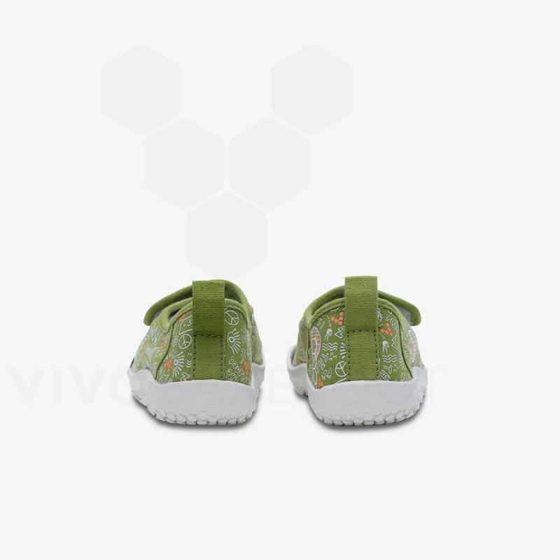 Chaussure Vivobarefoot GAIA Enfant Vert | FR053LQ