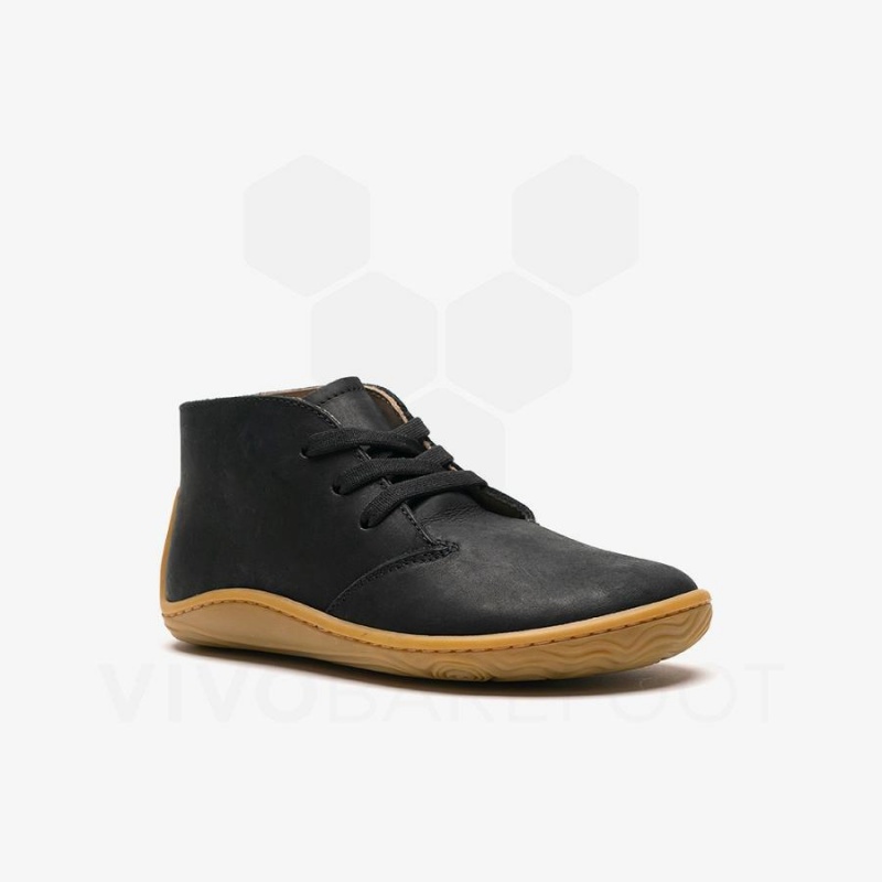 Chaussure Vivobarefoot Gobi Addis Enfant Obsidienne | FR015XG