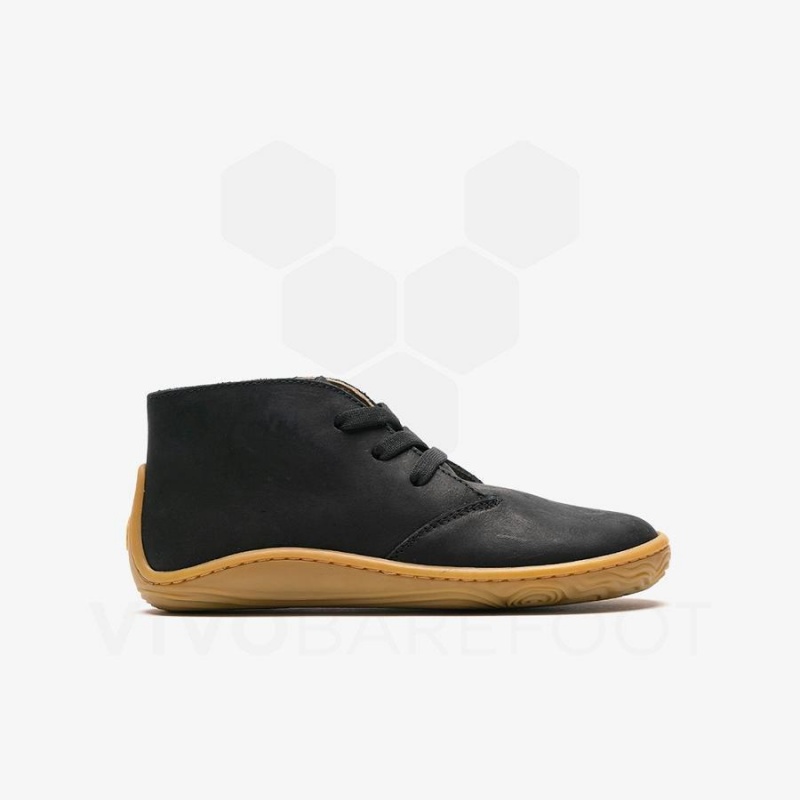 Chaussure Vivobarefoot Gobi Addis Enfant Obsidienne | FR015XG