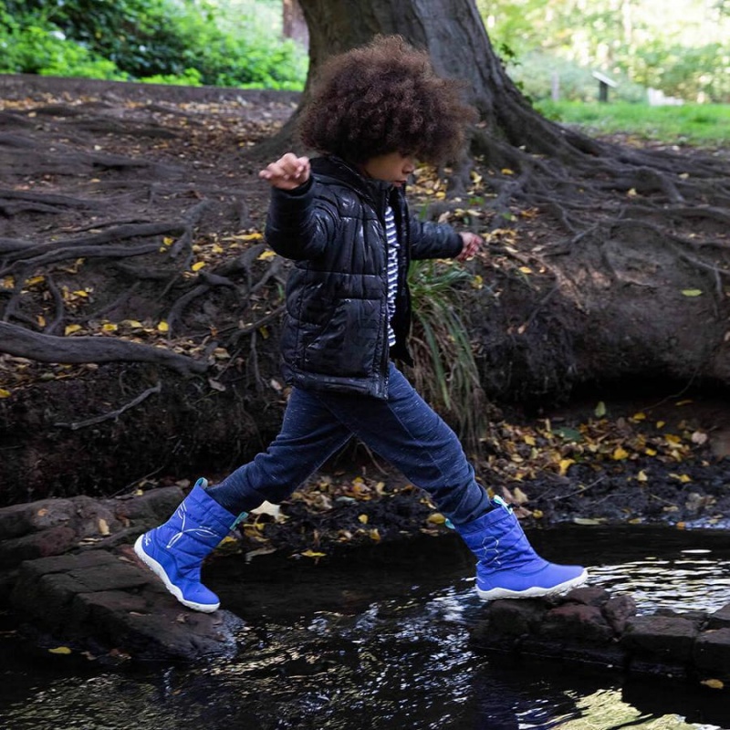 Chaussure Vivobarefoot Lumi X Arctic Angels Enfant Bleu | FR017VJ