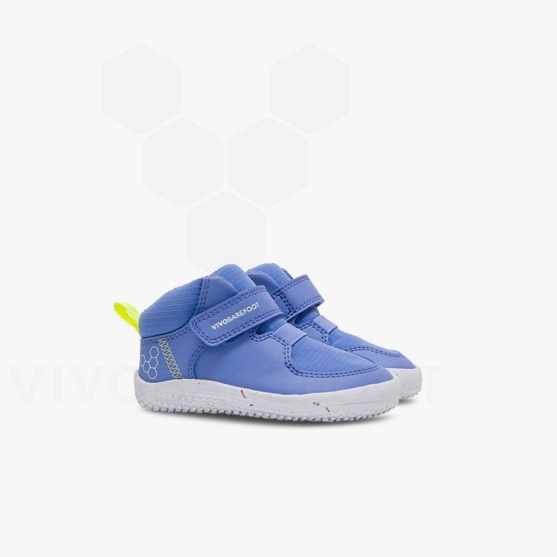 Chaussure Vivobarefoot Primus Ludo Hi Bambin Enfant Bleu | FR033FU