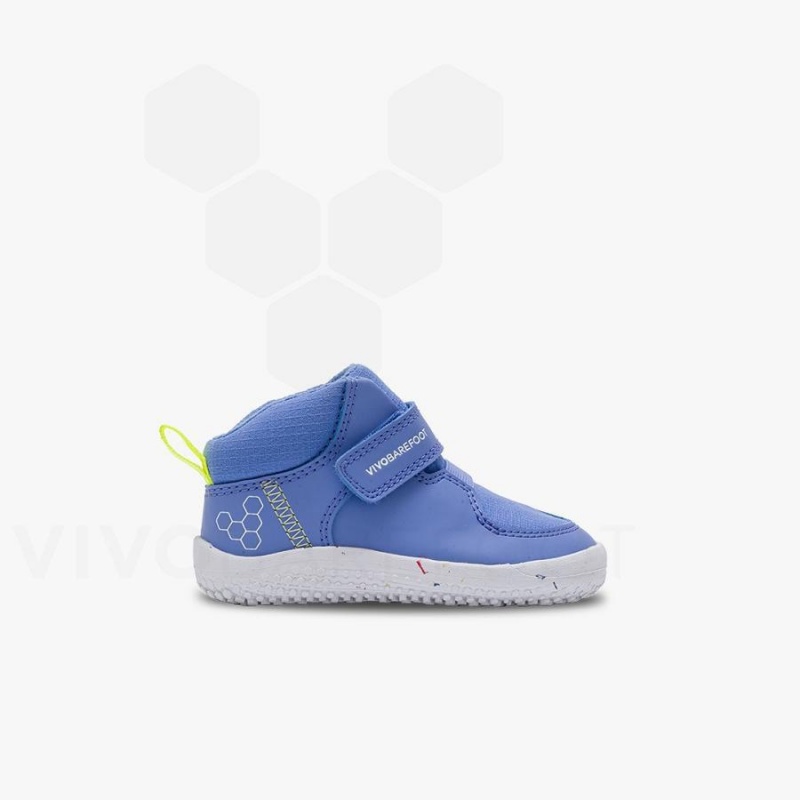 Chaussure Vivobarefoot Primus Ludo Hi Bambin Enfant Bleu | FR033FU