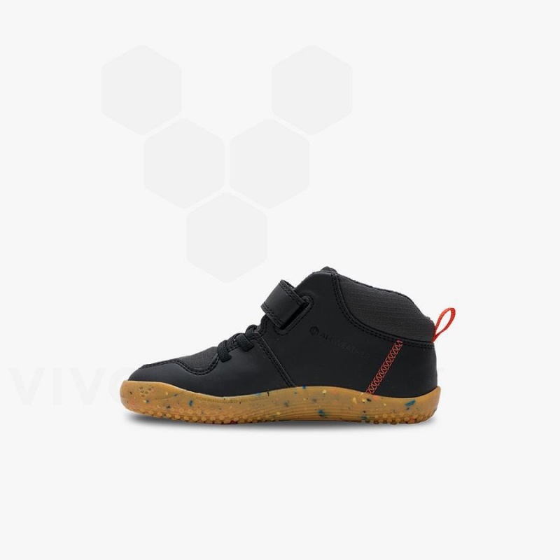 Chaussure Vivobarefoot Primus Ludo Hi Enfant Obsidienne | FR030IR