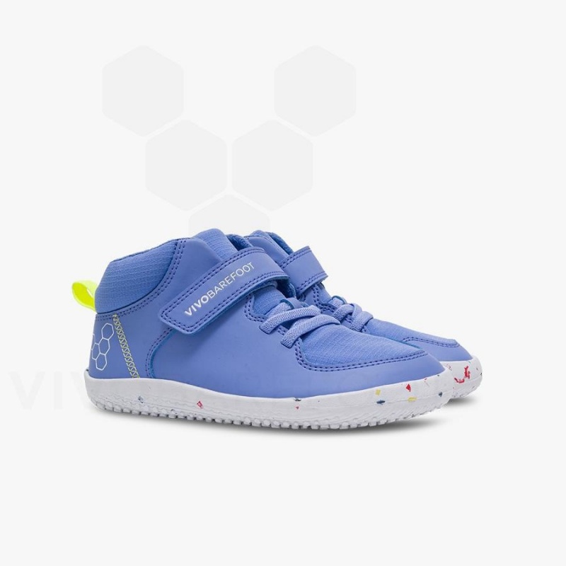 Chaussure Vivobarefoot Primus Ludo Hi Enfant Bleu | FR029JE