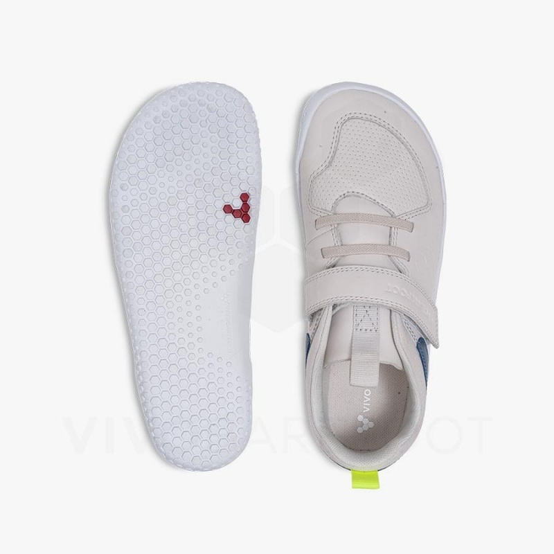 Chaussure Vivobarefoot Primus Ludo Juniors Enfant Blanche | FR080KW