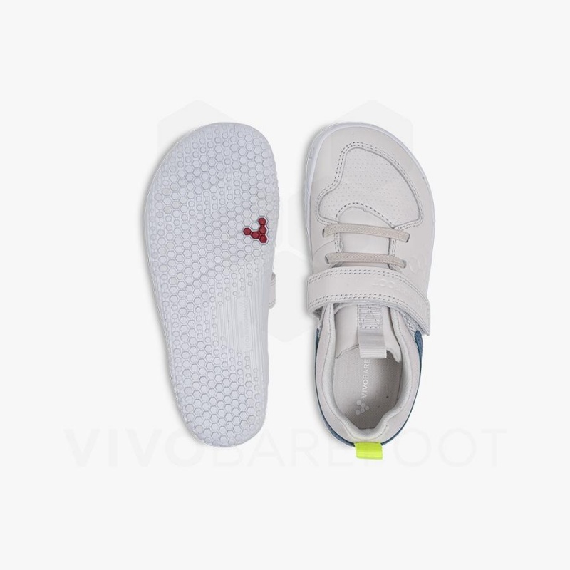 Chaussure Vivobarefoot Primus Ludo Preschool Enfant Blanche | FR082IR