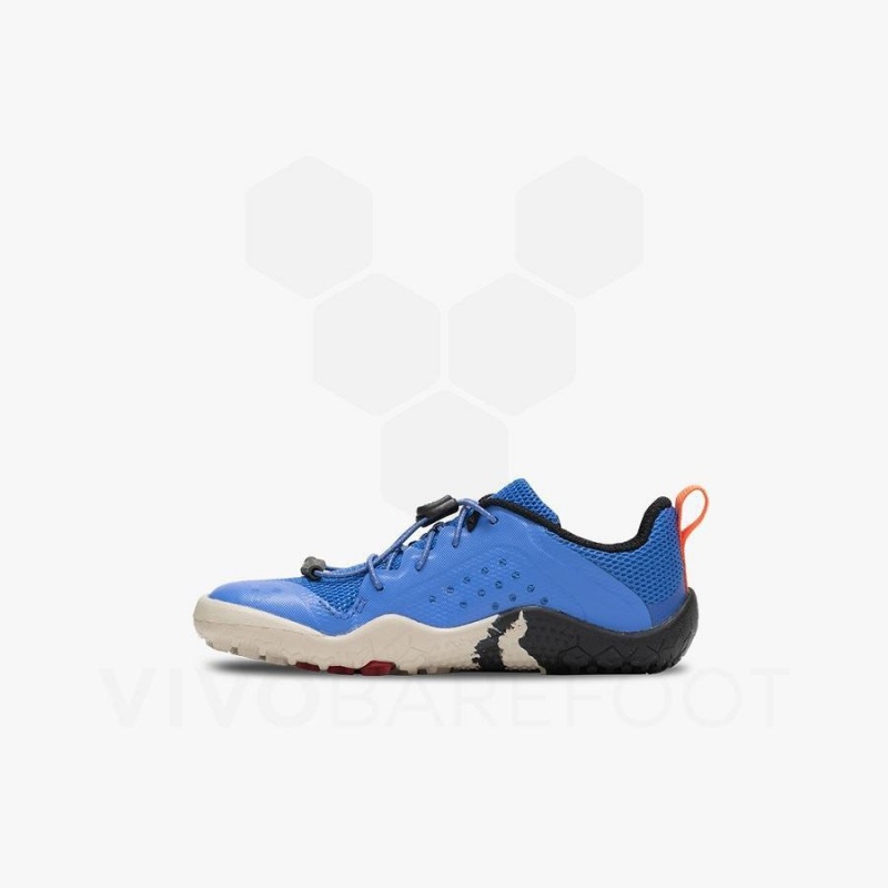 Chaussure Vivobarefoot Primus Trail II FG Preschool Enfant Bleu | FR088CP