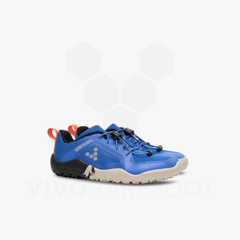 Chaussure Vivobarefoot Primus Trail II FG Preschool Enfant Bleu | FR088CP