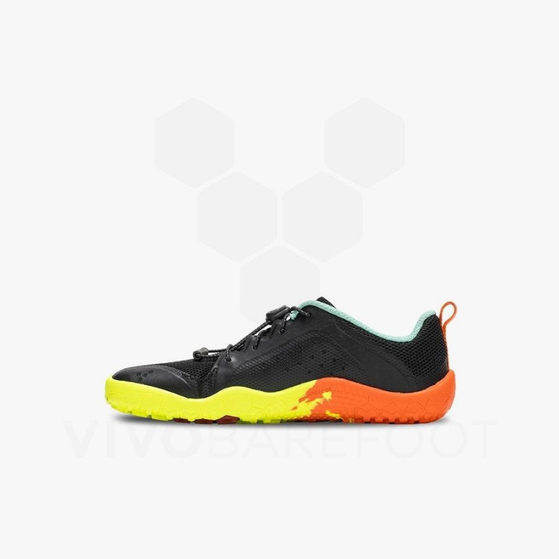 Chaussure Vivobarefoot Primus Trail II FG Preschool Enfant Obsidienne | FR087DO