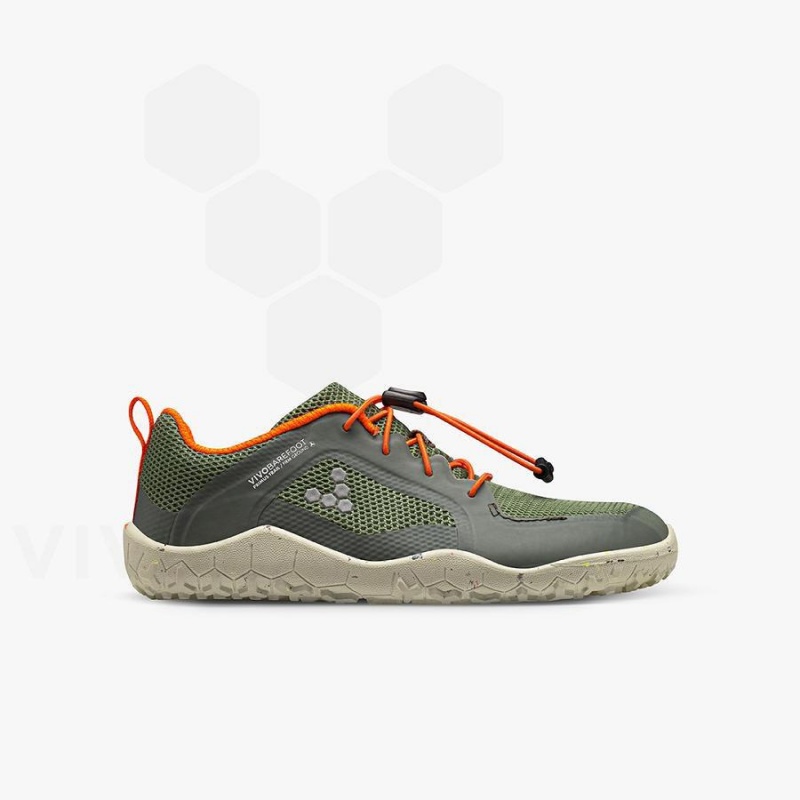 Chaussure Vivobarefoot Primus Trail II FG Enfant Vert | FR024OB