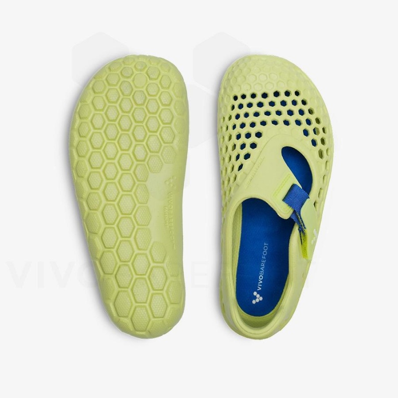 Chaussure Vivobarefoot Ultra Bloom Enfant Vert Clair | FR048QC