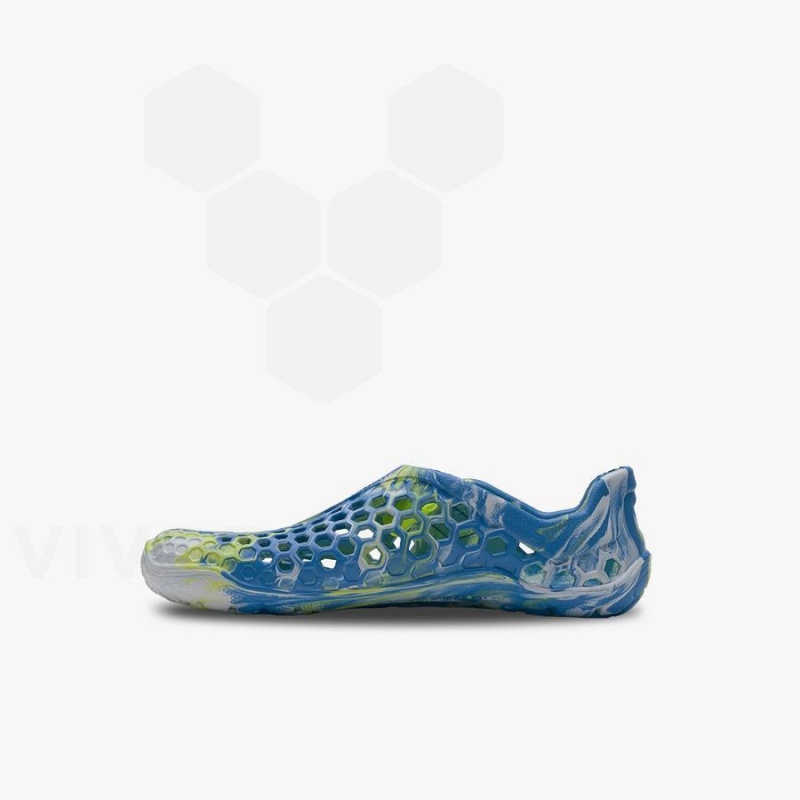 Chaussure Vivobarefoot Ultra Bloom Enfant Bleu Turquoise Clair | FR047RX