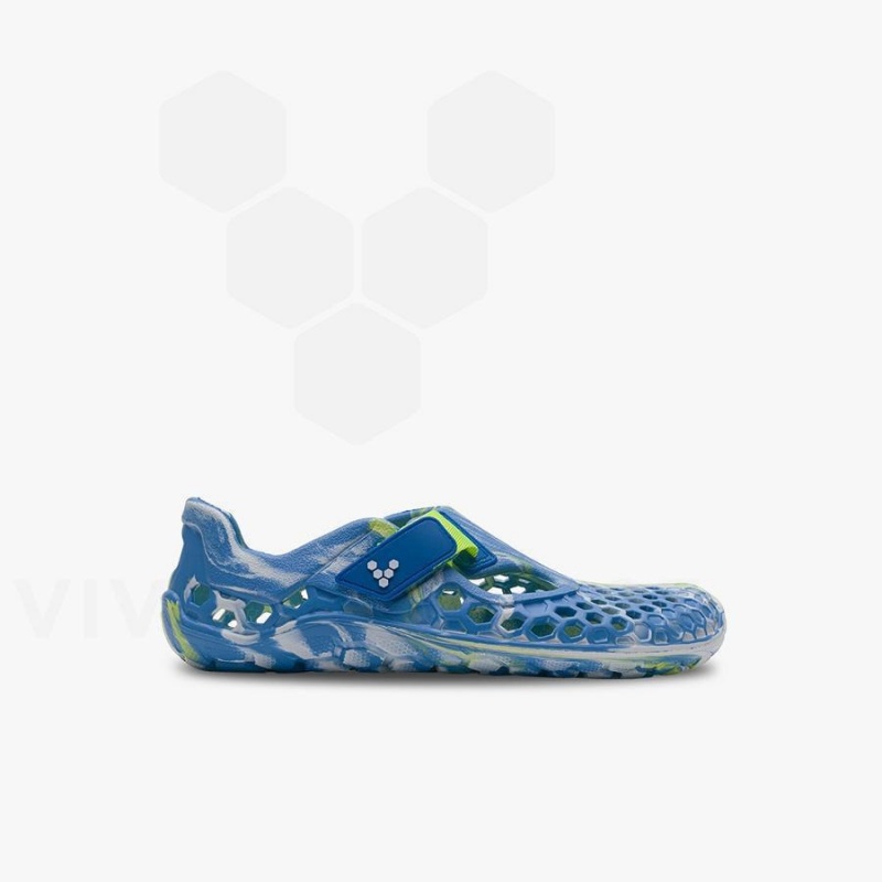 Chaussure Vivobarefoot Ultra Bloom Enfant Bleu Turquoise Clair | FR047RX