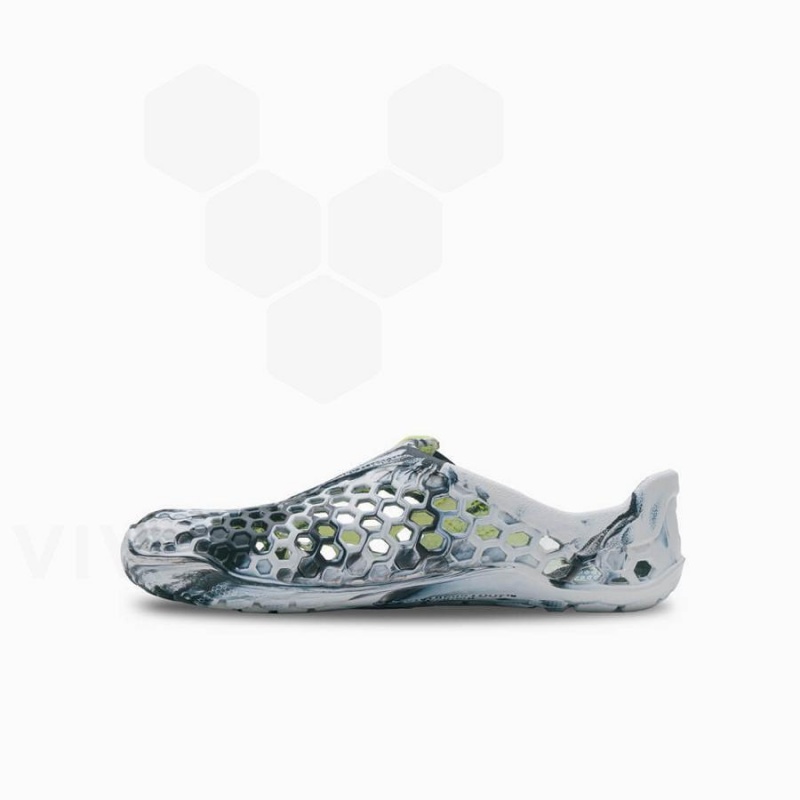 Chaussure Vivobarefoot Ultra Bloom Juniors Enfant Obsidienne Blanche | FR046SZ