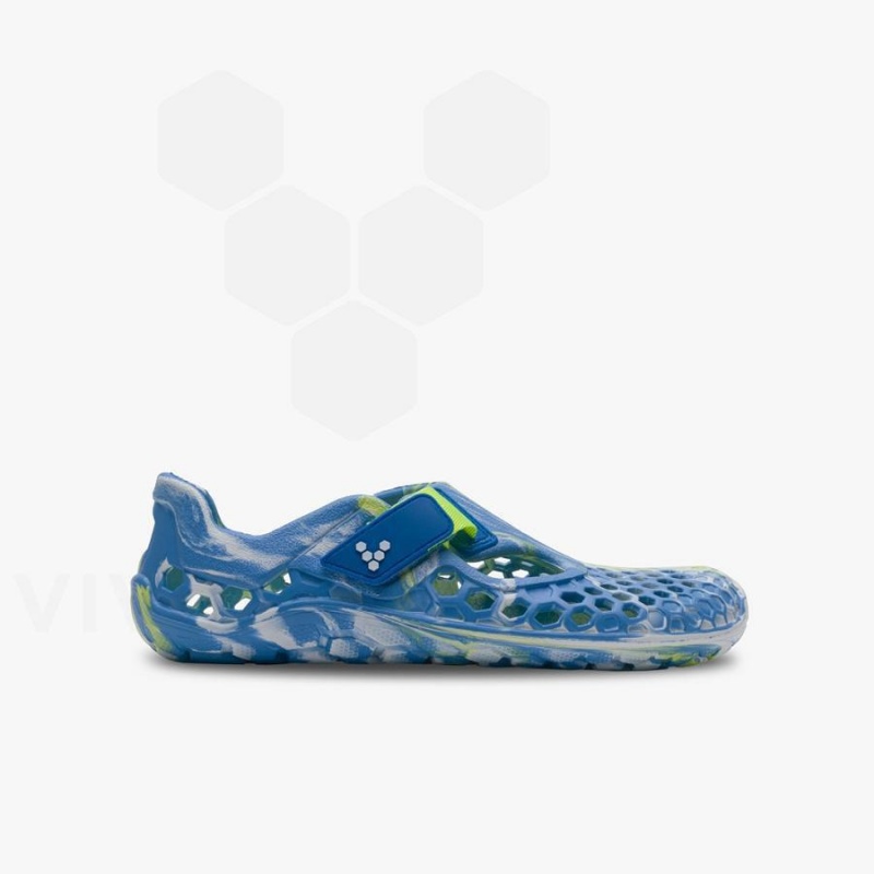 Chaussure Vivobarefoot Ultra Bloom Juniors Enfant Bleu Turquoise Clair | FR045TL