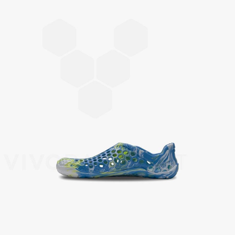 Chaussure Vivobarefoot Ultra Bloom Preschool Enfant Bleu Turquoise Clair | FR050OB