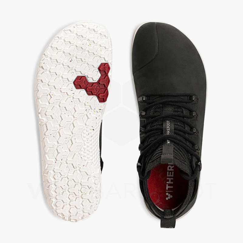 Chaussure de Randonnée Vivobarefoot Magna FG Homme Obsidienne Blanche | FR420IR