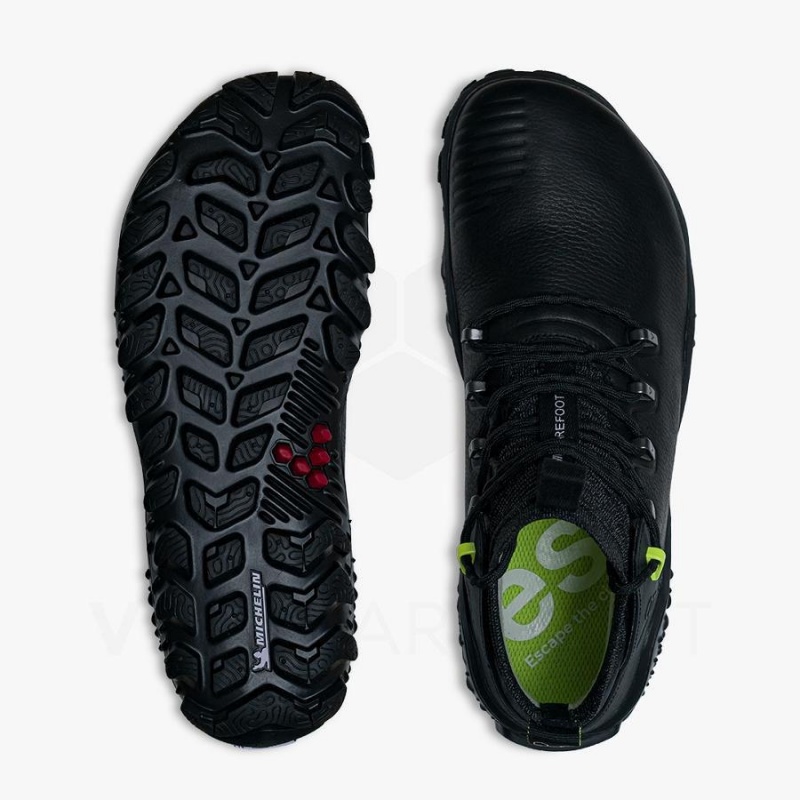 Chaussure de Randonnée Vivobarefoot Magna Forest Esc Homme Obsidienne Vert Clair | FR403ZD