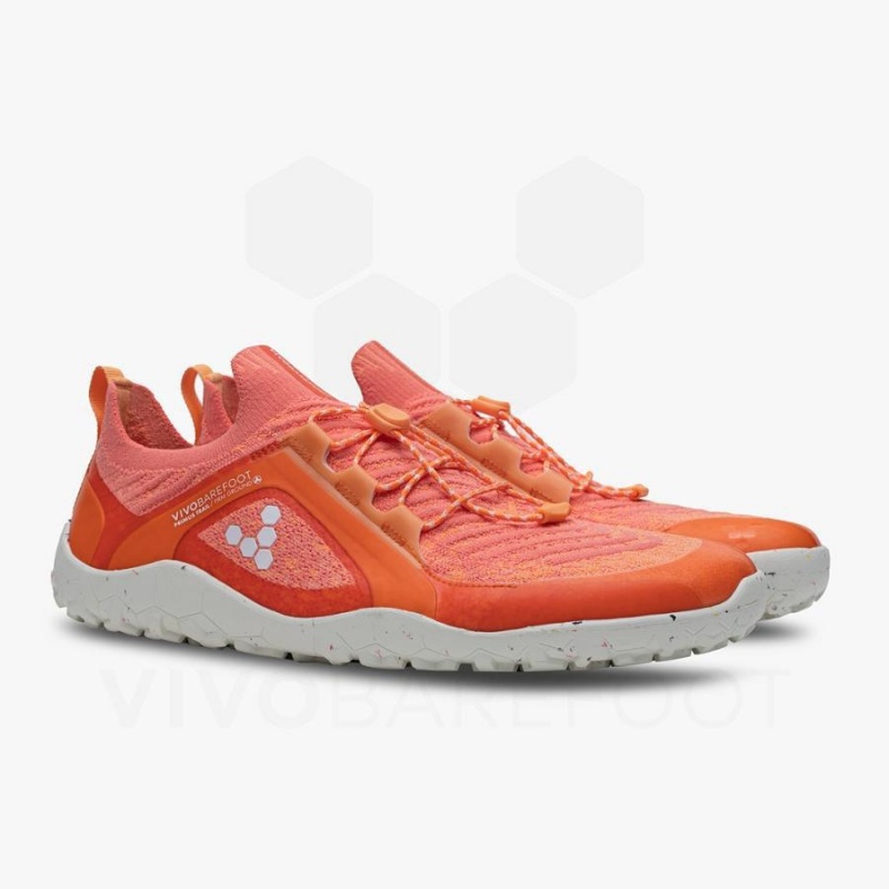 Chaussure de Randonnée Vivobarefoot Primus Trail Knit FG Femme Rouge | FR259NN