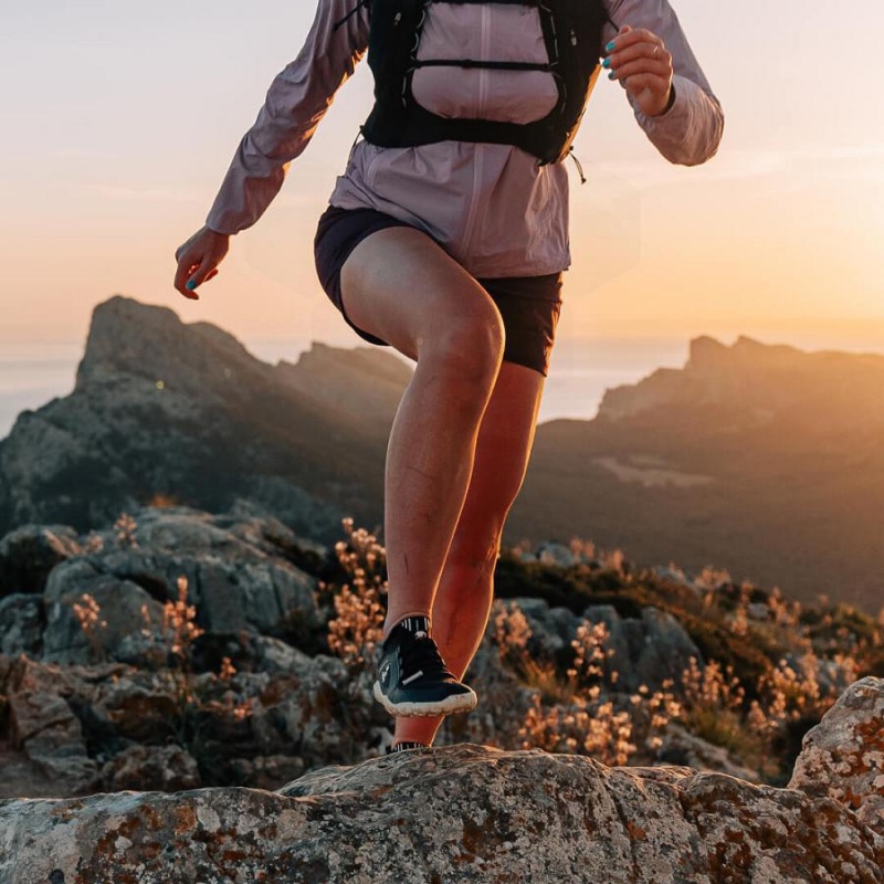 Chaussure de Randonnée Vivobarefoot TRAIL RUNNING BUNDLE Femme Noir | FR255RX