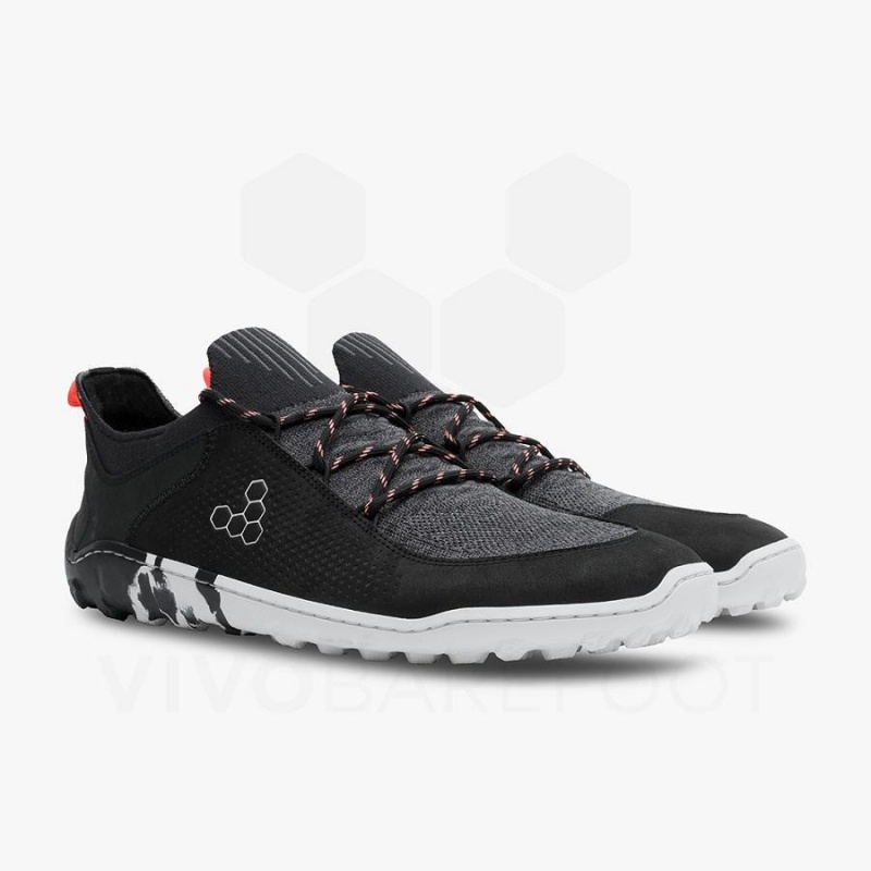 Chaussure de Randonnée Vivobarefoot Tracker Decon Low FG2 Homme Obsidienne | FR424EI